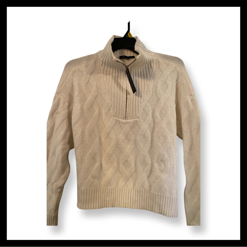 ‼️‼️Clearance-NWT- Cream Cable Knit Sweater